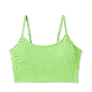 Women’s Ribbed Longline Bralette Bikini Top
